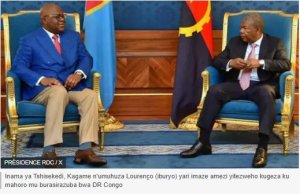Inama ya Perezida Kagame, Tshisekedi na Lourenço 'ntikibaye' – ibiro bya Perezida wa RDC