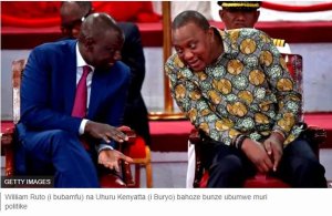 Kenya: Prezida Uhuru yategetse Umwungiriza we Ruto kwegura 