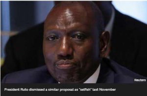 Kenya:Icyifuzo cyo kongera imyaka manda ya Perezida cyateje imvururu