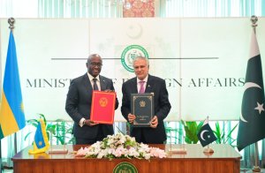 U Rwanda na Pakistan byasinyanye amasezerano y'ubufatanye