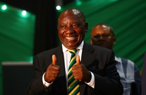 Perezida Cyril Ramaphosa yakeje Bafana Bafana
