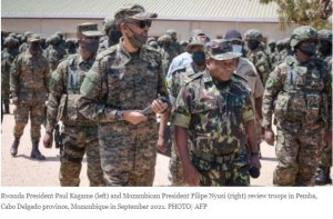 Perezida Museveni abona ingabo zihuriwe za EAC nk'umuti uzarangiza ibyihebe byayogoje Mozambique 