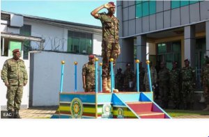 DRC: Maj Gen Muthuri Kiugu wasimbuye Jeff Nyagah ku buyobozi bwa EACRF yatangiye imirimo