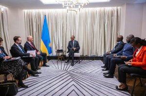 Perezida Kagame yaganiriye n'Umunyamabanga Mukuru w'Inama y'u Burayi