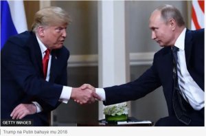 Putin yakeje instinzi ya Trump amwita “umugabo w'ubutwari”