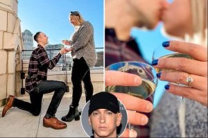 Umukobwa wa Eminem yambitswe impeta n'umukunzi we