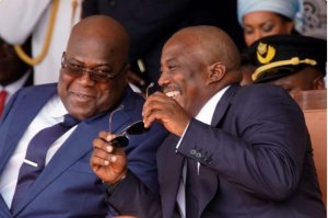 Tshisekedi yarahiye ahamya ko aticajwe ku butegetsi na Kabila
