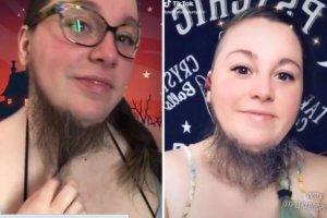 Umugore ufite ubwanwa bwinshi yahishuye impamvu itangaje ashaka ko bukura cyane [AMAFOTO]