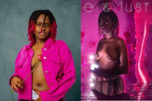 Ifoto y'umuhanzikazi Ariel Wayz yerekana amabere ikomeje kuvugisha benshi[Amafoto]