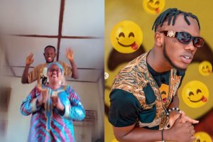 Amashusho ya Chriss eazy abyinana n'umubyeyi we akomeje kuvugisha benshi(VIDEO)