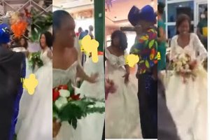 Abakobwa bagumiwe bagiye ku rusengero bambaye imyenda y'ubukwe gusengera abagabo [VIDEO]