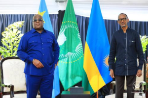 Perezida Tshisekedi yanze guhurira na Kagame mu biganiro muri Qatar