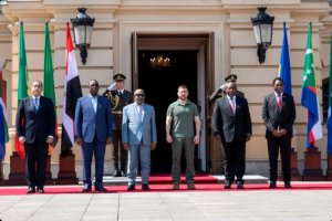 Zelensky yatsembeye abaperezida ba Afurika basha ko yiyungana na Putin