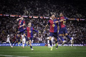 FC Barcelona yihanije Real Madrid iyambura Igikombe cya Supercopa de España