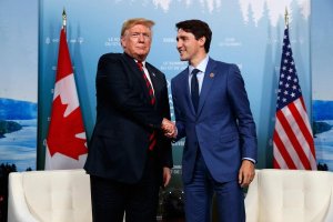 Trump yabeshyeye Trudeau mu nama ya G7