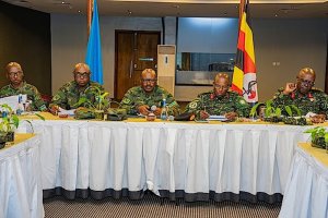 Ingabo z'u Rwanda n'iza Uganda zahuriye mu nama ku mutekano