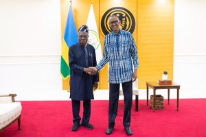 Perezida Kagame yakiriye Obasanjo wayoboye Nigeria