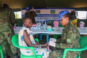 Sudani y'Epfo: Ingabo z'u Rwanda zavuye abaturage basaga 500