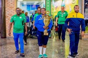 Sitting Volleyball: Ikipe y'u Rwanda y'Abagore yagarukanye igikombe