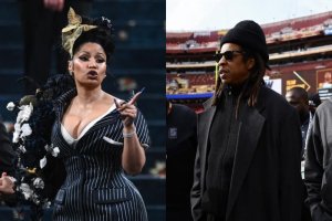 Noneho urishimye – Nick Minaj yongeye guhagarika umuziki abyegeka kuri Jay Z