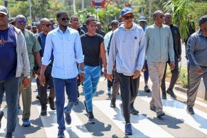Perezida Kagame na Diomaye Faye wa Sénégal bitabiriye Car Free Day