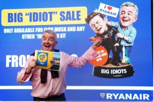 Ryanair yishongoye kuri Elon Musk wavuze ko ashaka kuyigura