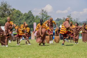 Musanze: Ba Ofisiye b'ibihugu 20 bishimiye gusangira imico gakondo