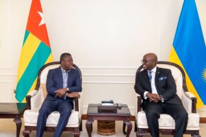 Perezida wa Togo Faure Gnassingbé yageze i Kigali mu ruzinduko rw'akazi