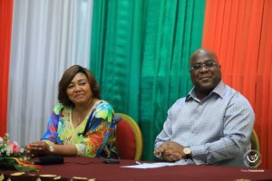 Umugore wa Tshisekedi yamusabiye amasengesho