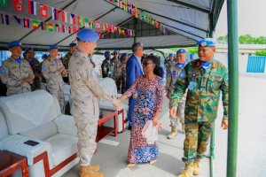 Sudani y'epfo: Ingabo z'u Rwanda zakiriye Umuyobozi Mushya wa UNMISS