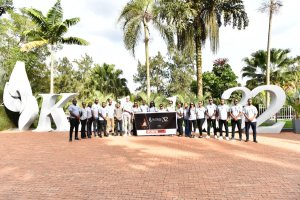 #Kwibuka32: Abayobozi n'abakozi ba FORTEBET Rwanda basuye Urwibutso rwa Jenoside rwa Kigali 