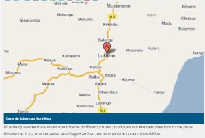 DRC : Abagera kuri 400 basizwe iheruheru n'imvura ikabije 