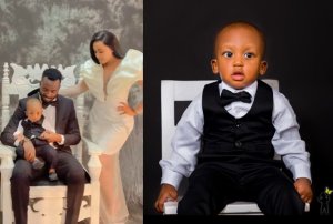 Warakoze kuza mu buzima bwacu!Kimenyi na Muyango bishimiye isabukuru y'umwana wabo wujuje umwaka