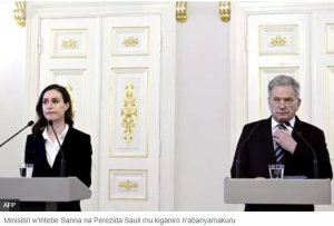 Finland ishobora kugwa mu kaga nka ka Ukraine nyuma yo gutangaza ko izajya muri NATO