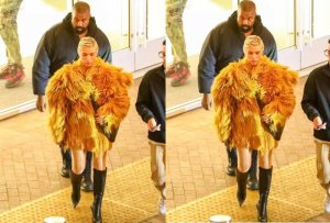 Kanye West n'umugore we mushya bagaragaye bagiye guhahira mu iduka rya Balenciaga bitungura benshi