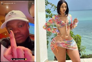 Amashusho ya Harmonize arikumwe na Yolo The Queen ari kurikoroza ku mbugankoranyambaga