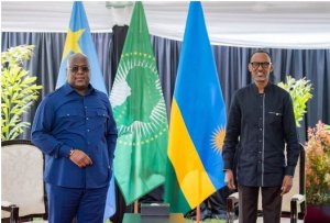 Guhura na Tshisekedi ntibyigeze bintera ikibazo - Perezida Kagame