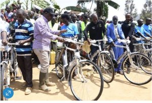 Gatsibo: Ba mudugudu bashumbushijwe amagare basabwa kuyasigasira