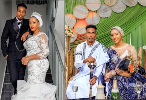 Ihere ijisho amafoto yaranze ubukwe bwa myugariro wa Police Fc bwatashywe n'ibyamamare bitandukanye[AMAFOTO]