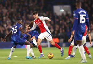 Chelsea na Arsenal zaguye miswi, zikomeza gukubana muri Premier League