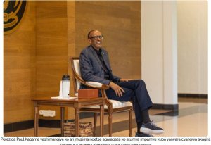 Ndabizeza ko ari njye mwicaranye hano - Perezida Kagame yatanze ukuri ku bashidikanya ku buzima bwe