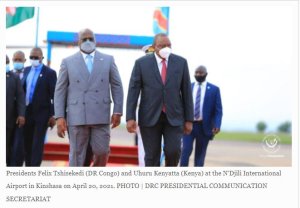 Perezida Kenyatta yasabye imitwe yitwaje intwaro kuzishyira hasi igakorana na leta ya DR Congo 