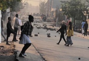 Goma: Urubyiruko rwazindukiye mu myigaragambyo