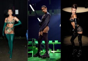 Umuhanzikazi Rihanna yamuritse imyambaro itangaje yamwitiriwe harimo n'iy'abagabo[AMAFOTO]