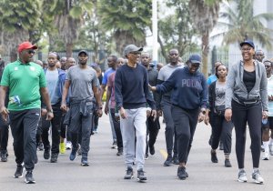 Perezida Kagame yemereye abo mu ntara kuzifatanya nabo muri siporo rusange