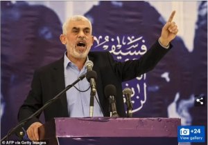 Inkota n'iminwa y'imbunda bya Israel yabyerekeje kuri Yahya Sinwar