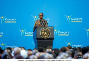 Perezida Kagame yaciye amarenga ku kwiyunga k'u Rwanda n'u Burundi