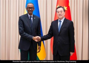 Perezida Kagame yagiranye ibiganiro na Minisitiri w'Intebe wungirije w'u Bushinwa