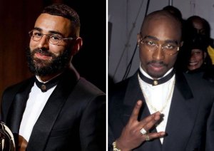  Hamenyekanye impamvu Karim Benzema yaserukanye imyambaro isa niya 2 Pac