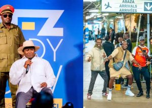 Abanyarwenya b'ibirangirire mu karere barimo uzwiho kwigana Perezida Museveni basesekaye mu Rwanda